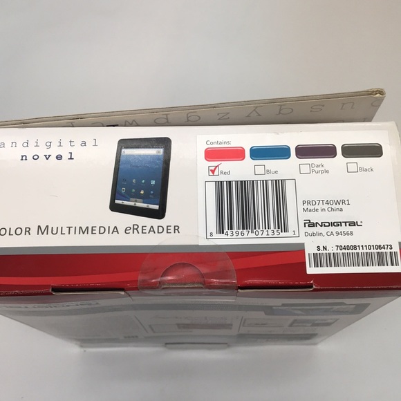 NIB Pandigital Novel 4GB 7” Color Multi/EReader - Picture 4 of 12
